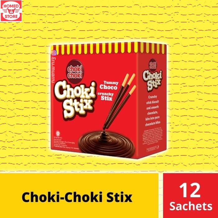 

[BARU] CHOKI STIX 1 BOX ISI 12 SACHET TERMURAH (Choki Choki Stick Cokelat)