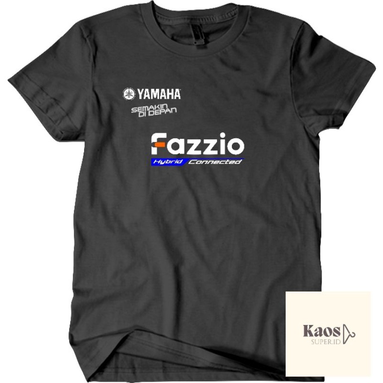 Kaos Baju Yamaha Fazzio 125 Hybird-Connected / Kaos Yamaha Fazzio 125
