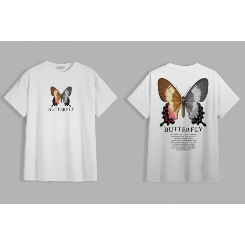 Kaos Kupu-kupu oversize