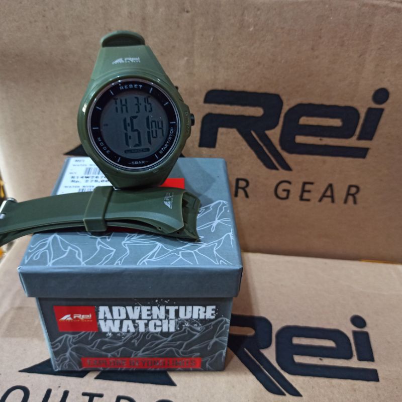 Jam Tangan Rei River Olive  Jam Tahan Air Rei Original