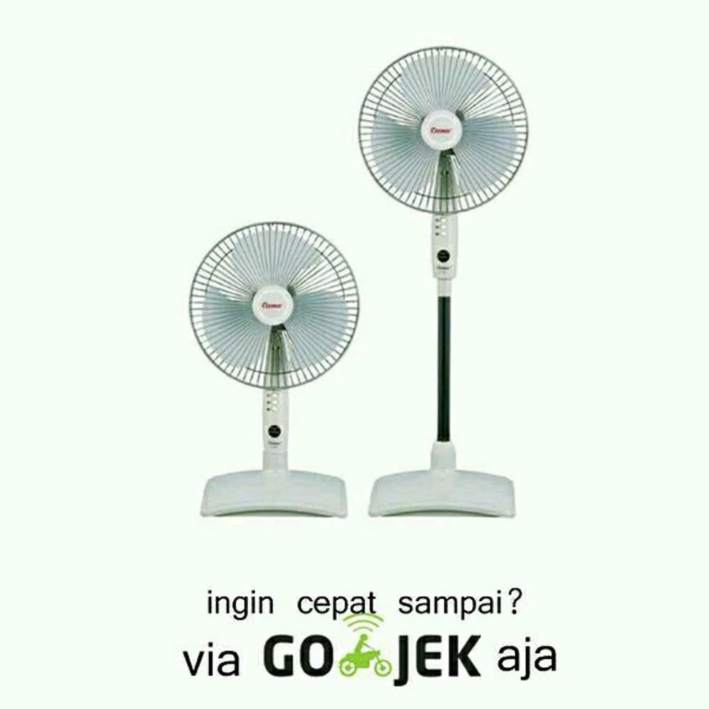 KIPAS ANGIN BERDIRI   KIPAS COSMOS 16 SN TWINO   ELECTRIC STAND FAN COSMOS   KIPAS ANGIN KAKI PEMBE