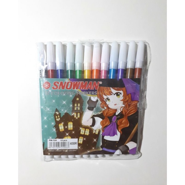 

Snowman Coloring Marker PW 12A