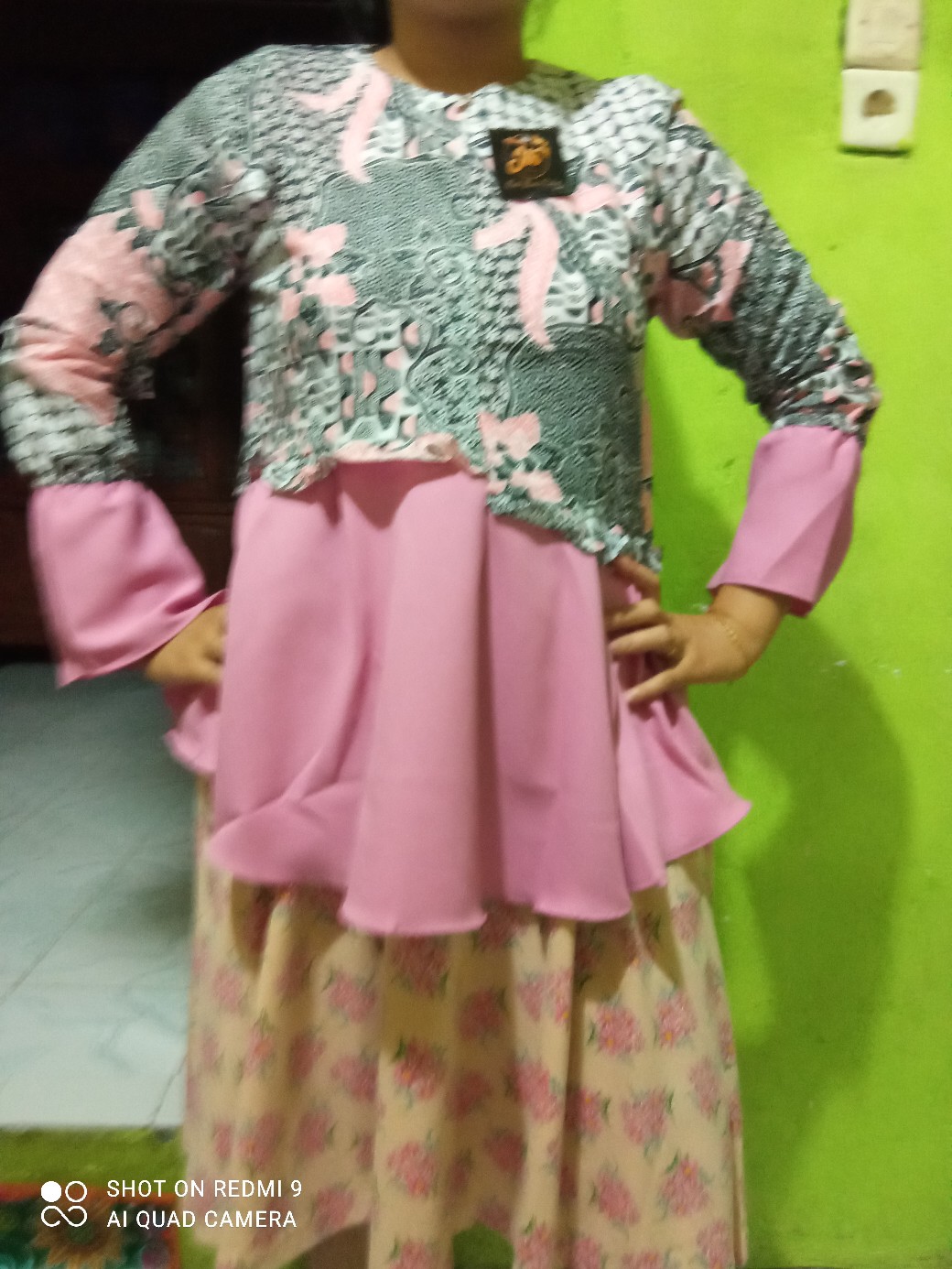 Batik Wanita Asj Sa Hrb026 Kenongo Kemeja Tosca Pendek
