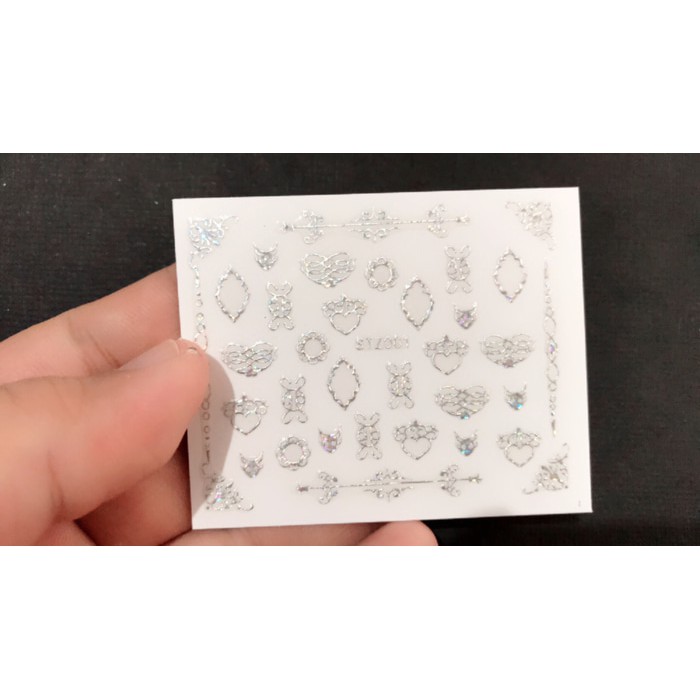 sticker pvc sticker anti air nail art craft resin scrapbooking hollo