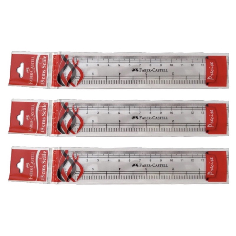 

PENGGARIS FABER CASTEL UKURAN 15CM(170640) / UKURAN 30CM(171220)