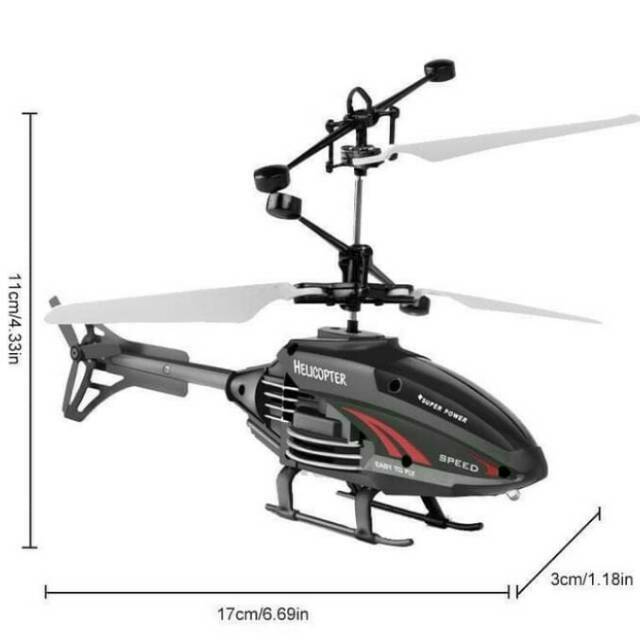 COD New Mainan Anak Helikopter Sensor Drone Flying Helikopter - Mainan Sensor Tangan Mainan Drone