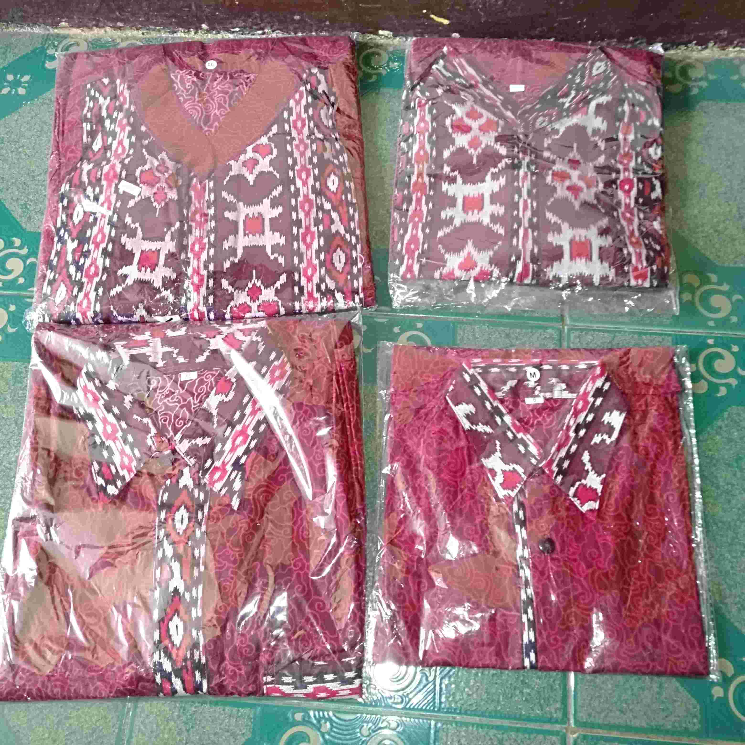Batik Couple Keluarga Sania Ruffle Ori Ndoro Jowi Dnt Mowo