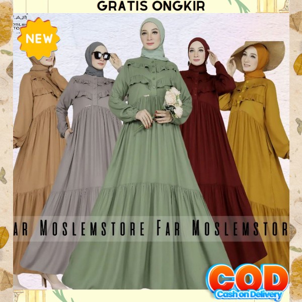 Bju Games Casual Gsmis Polos Bj Wnta Gamis Terbaru Kondangan Dress Remaja Import Pakaian Fashion Mus