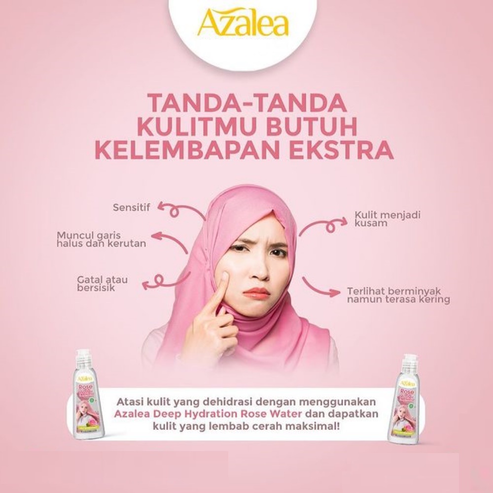 Azalea Deep Hydration Rose Water 75ml