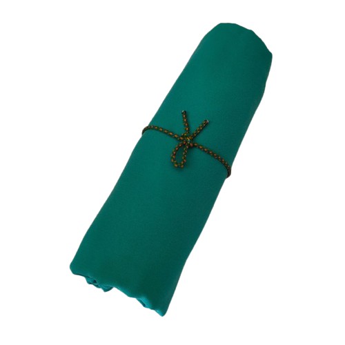 Jilbab khimar super jumbo haji Wolfis premium-Hijau Tosca