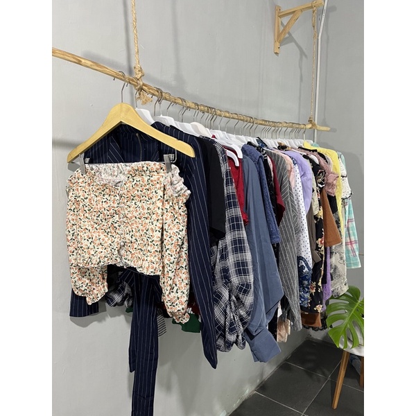 paket usaha atasan 50rb dapat 10pc  BONUS 1 (blouse Sifon & tanktop )