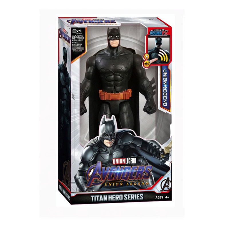 2022 Mainan Action Figure Marvel Batman Spiderman Black Panther Bahan PVC Untuk Koleksi Anak