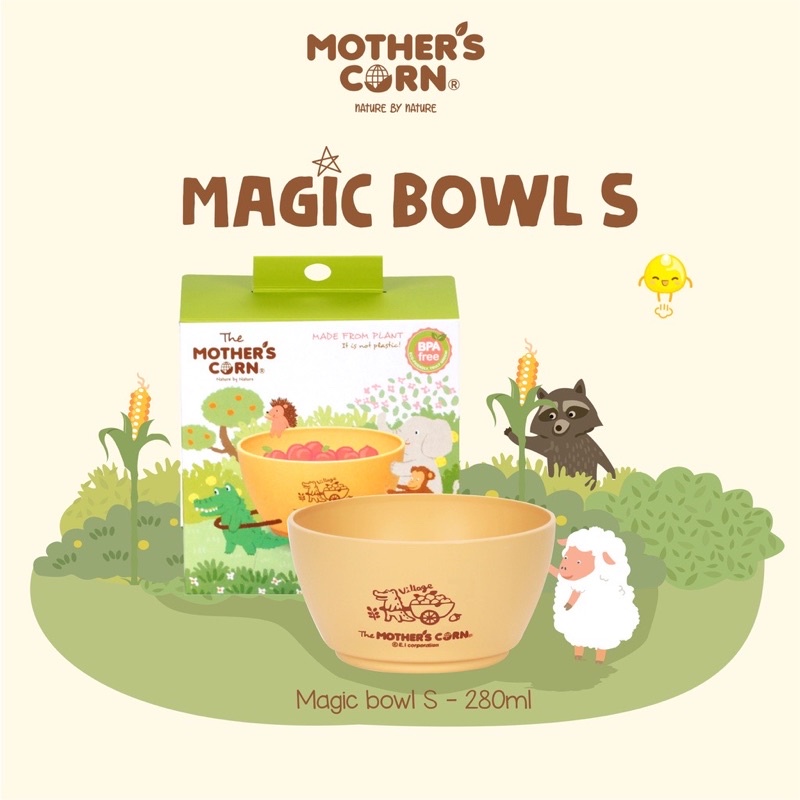 Mother's Corn Magic Bowl S - Tempat Makan Bayi