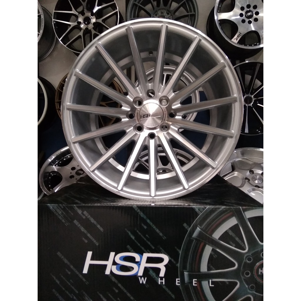 Velg Mobil Ring 16 HSR TSUKUBA 560 Silver Machine Face