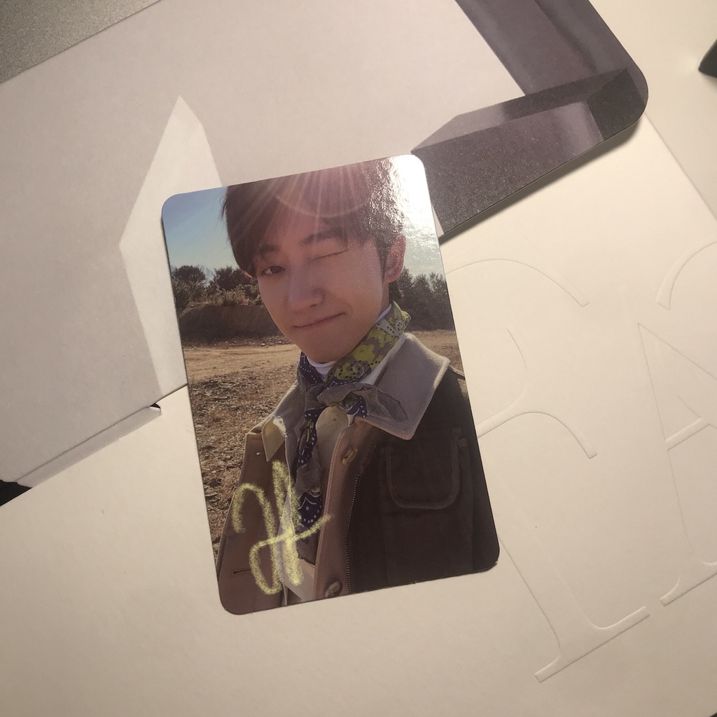 photocard pc hao xu minghao face the sun fts path ver ep.4 genit wink