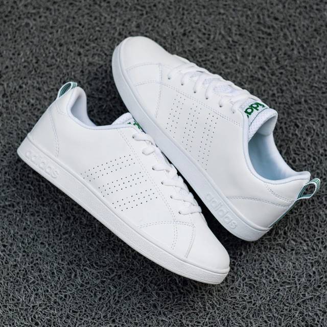 Sepatu Ads Neo Advantage White List Green 100% Original