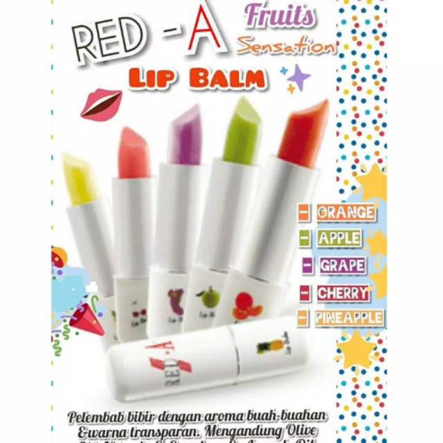 RED A LIP BALM