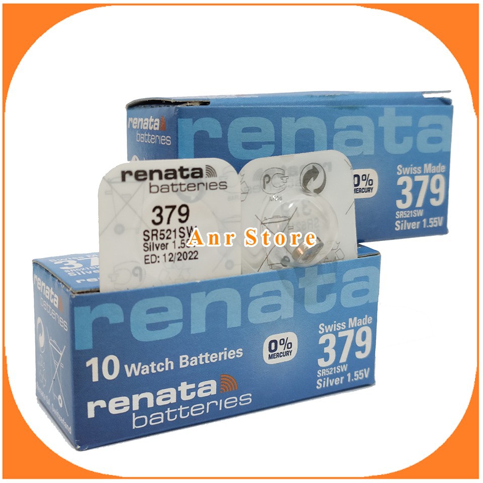 Baterai Renata 379 SR521SW Renata 379 Original Baterai Jam Tangan