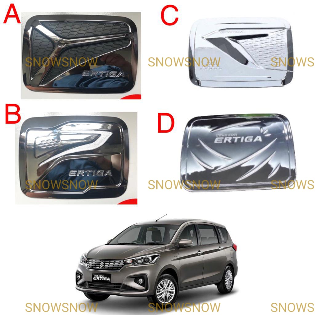 Tank Cover All New Ertiga 2018 2022 up Diamond Chrome