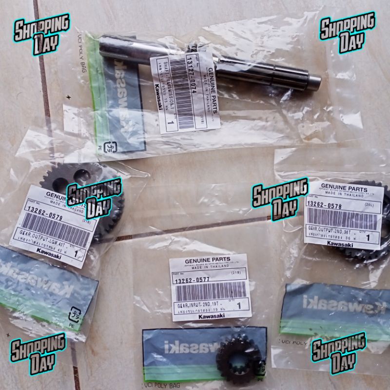 Gigi rasio gigi transmisi gigi 1 gigi 2 klx 140 klx140 pnp klx 150 klx150 ORIGINAL