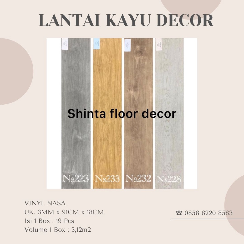 Lantai Vinyl Nasa Tebal 3MM