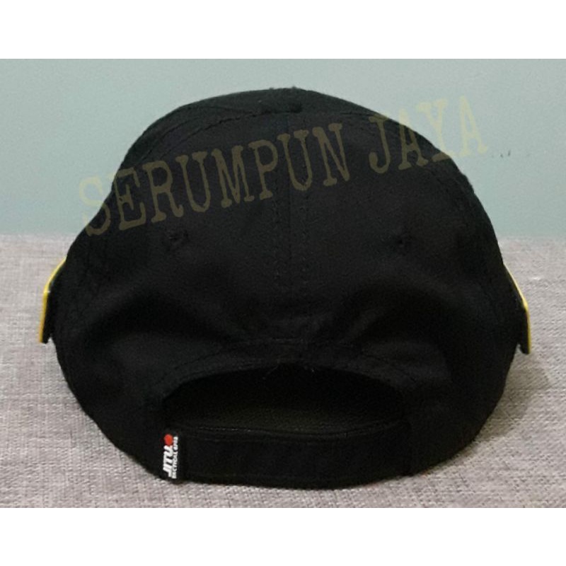 TOPI DISHUB HITAM - TOPI DISHUB VELCRO HITAM 3 PATCH