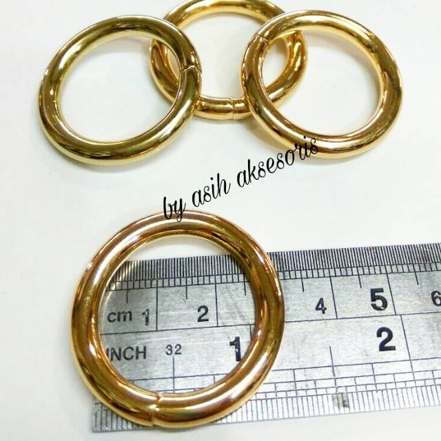 Ring bulat 2,5cm ( RB 25/5)mas muda