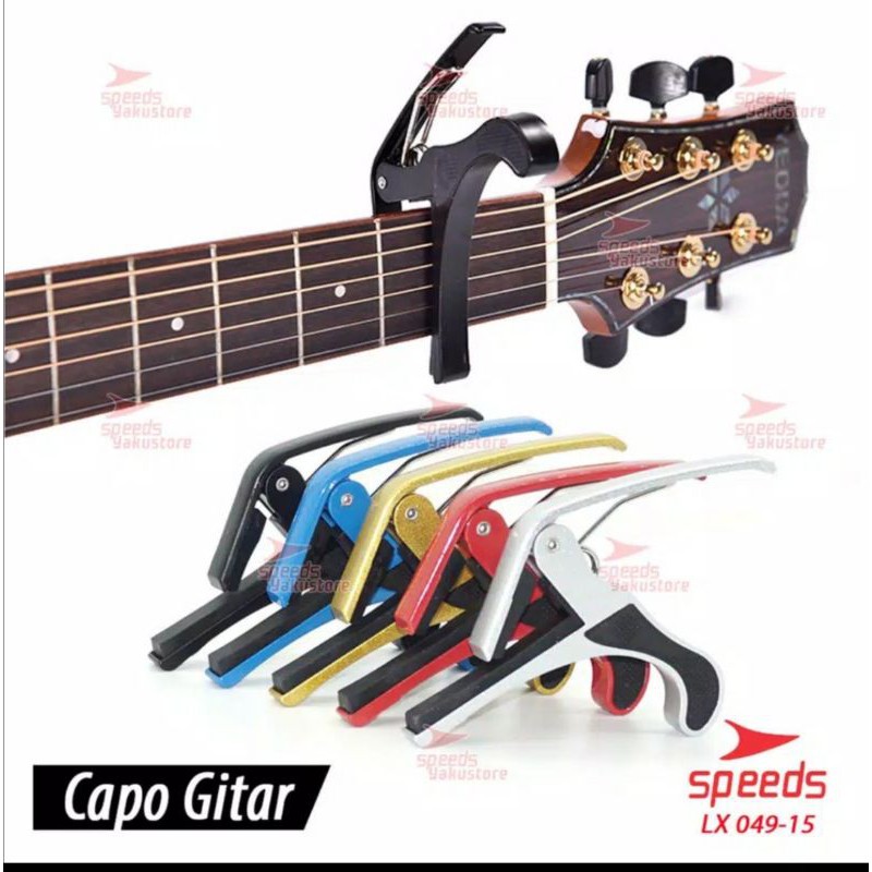 Capo gitar / penjepit gitar / alat penjepit senar gitar