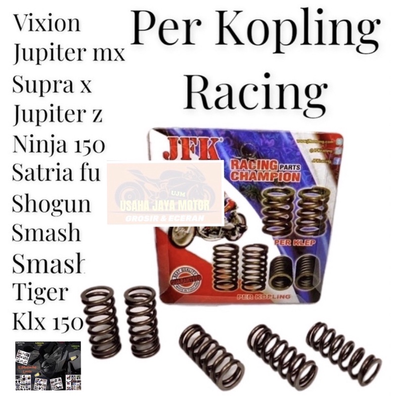 Per Kopling JFK Racing Per Kodok Vixion,Ninja 150, Rx King,Tiger,Mega Pro,Cbr,Cb150r,Satria Fu,Sonic,Jupiter Z,Mx,Vega,Fizr,Smash,Shogun,Supra,Klx &amp; Motor Lain Nya