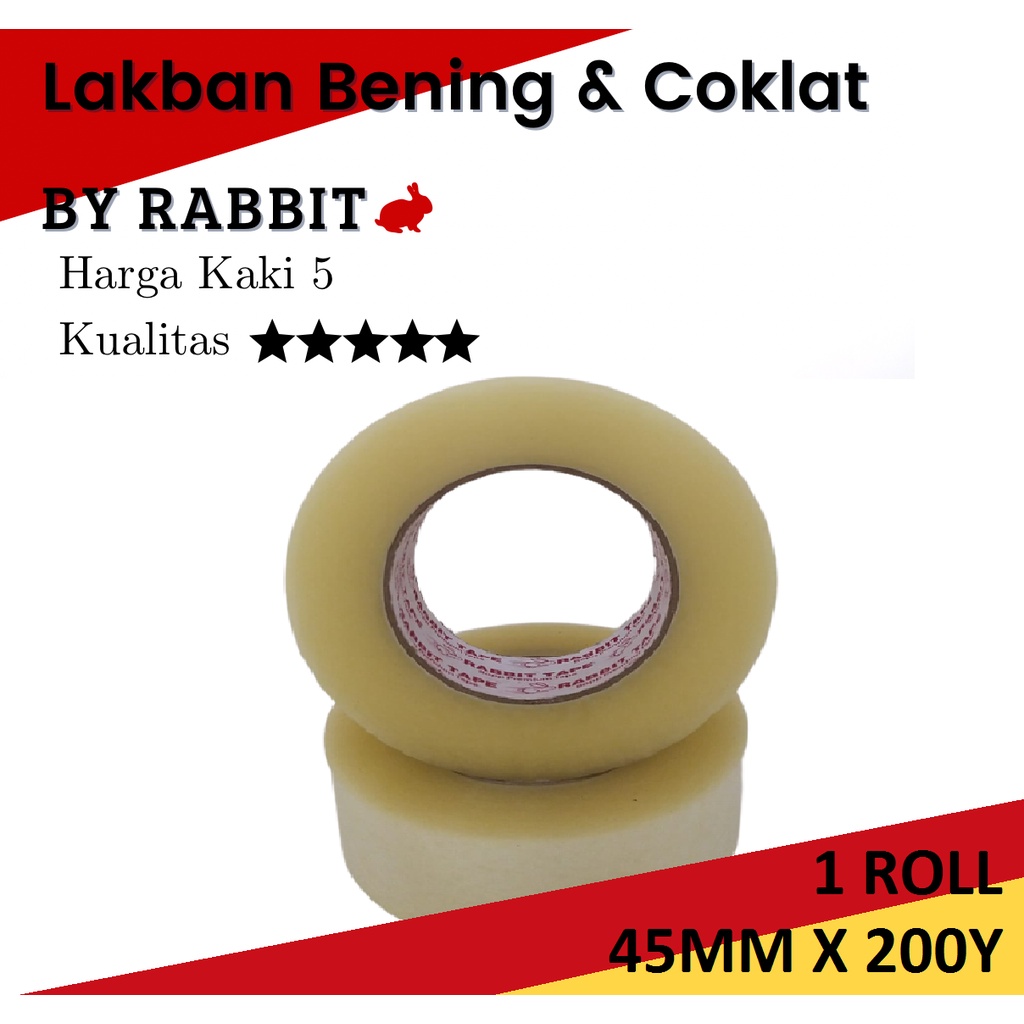 

Lakban Jumbo 2" 45mm x 200Y Full/Lakban 200Y Full/Kualitas Lakban daimaru