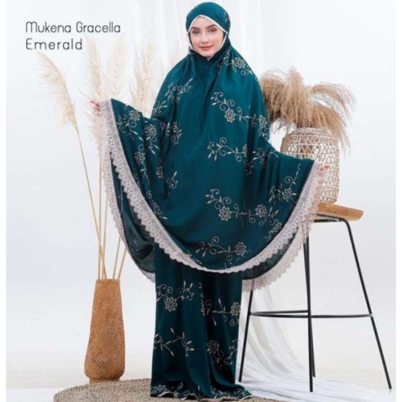 MUKENA GRACELLA KATUN RAYON JUMBO TERBARU 01