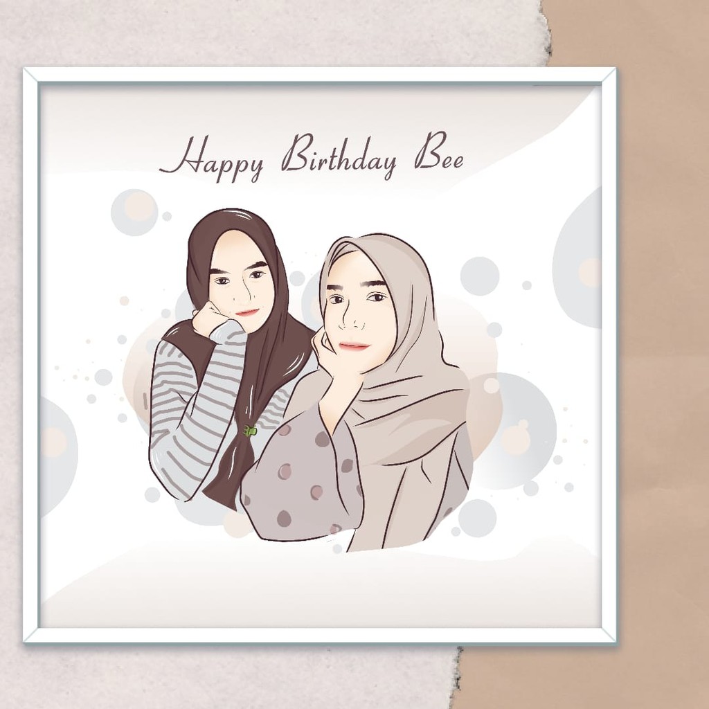 Vector Wajah Ilustrasi Wajah Gambar Kartun Karikatur Kado Ultah