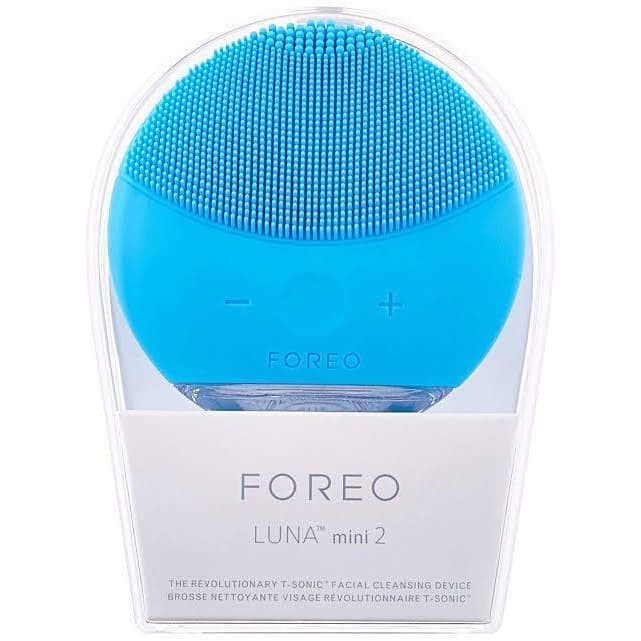 FOREO LUNA / FOREVER LINA MINI PEMBERSIH WAJAH MAKE UP CLEANSING BRUSH