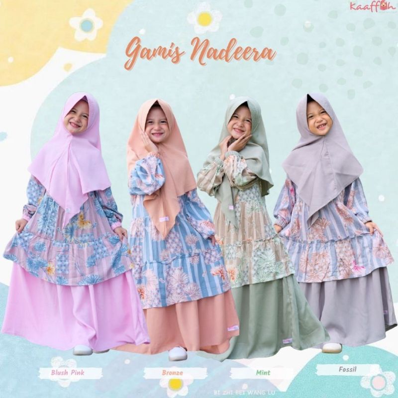 GAMIS ANAK NADEERA SERIES BY KAAFFAH