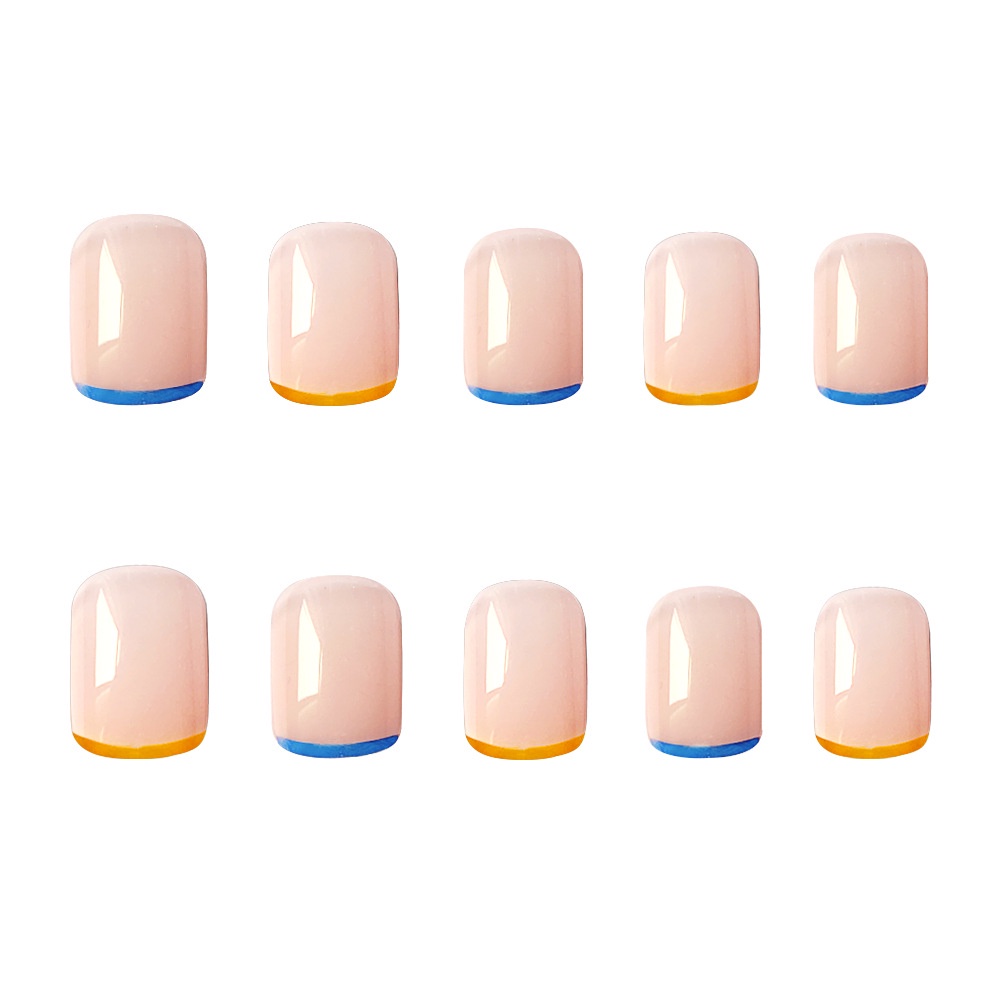 24 Pcs Kuku Palsu Free Lem 2gr / Fake Nail Art / Kuku Palsu 3D Tahan Air / Kuku Palsu Motif / DY SERIES