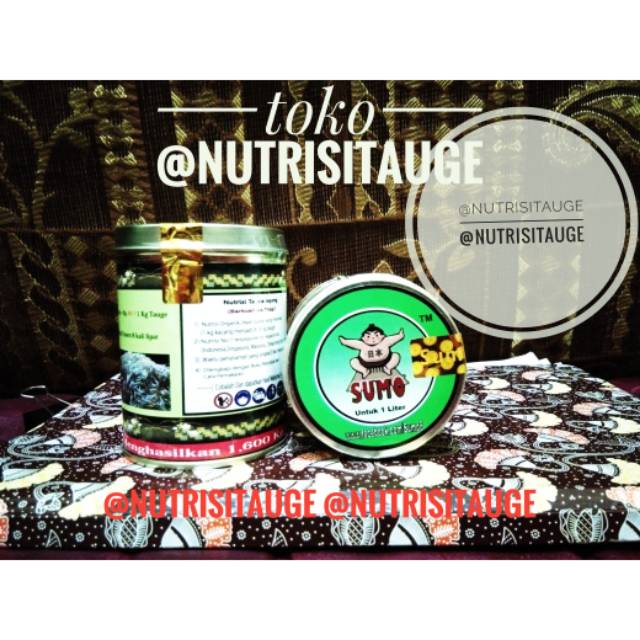 Pupuk Toge Sumo / Nutrisi Tauge / Penggemuk Tauge