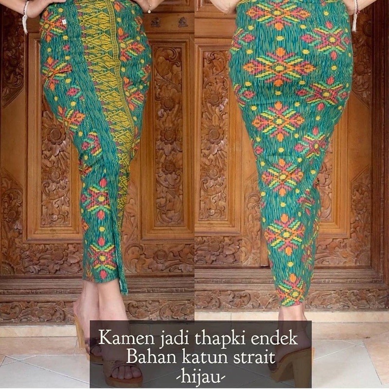 Rok jadi thapki songket stretch