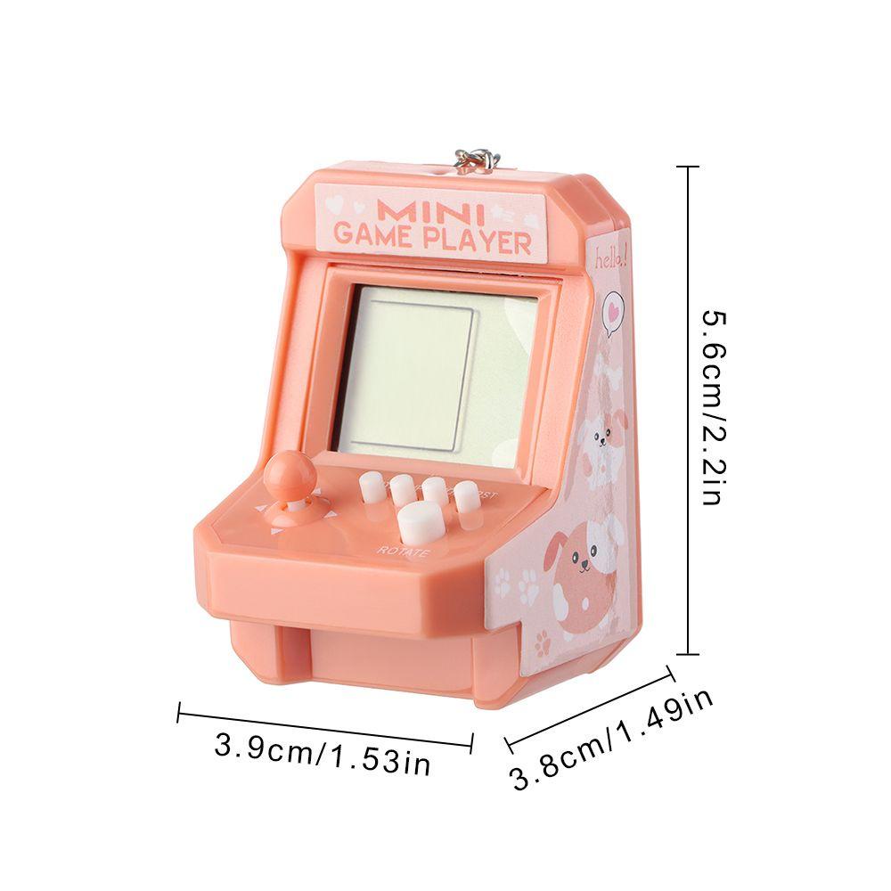 Preva Mini Game Player Schoolbag Decor Portable Anak Hadiah Game Konsol Ornamen