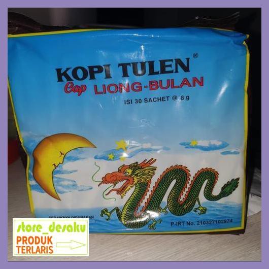 

57Ryr68- Cap Liong Bulan Kopi Bubuk 8 Gr ( Isi 30 Pcs) 4E57Edu-