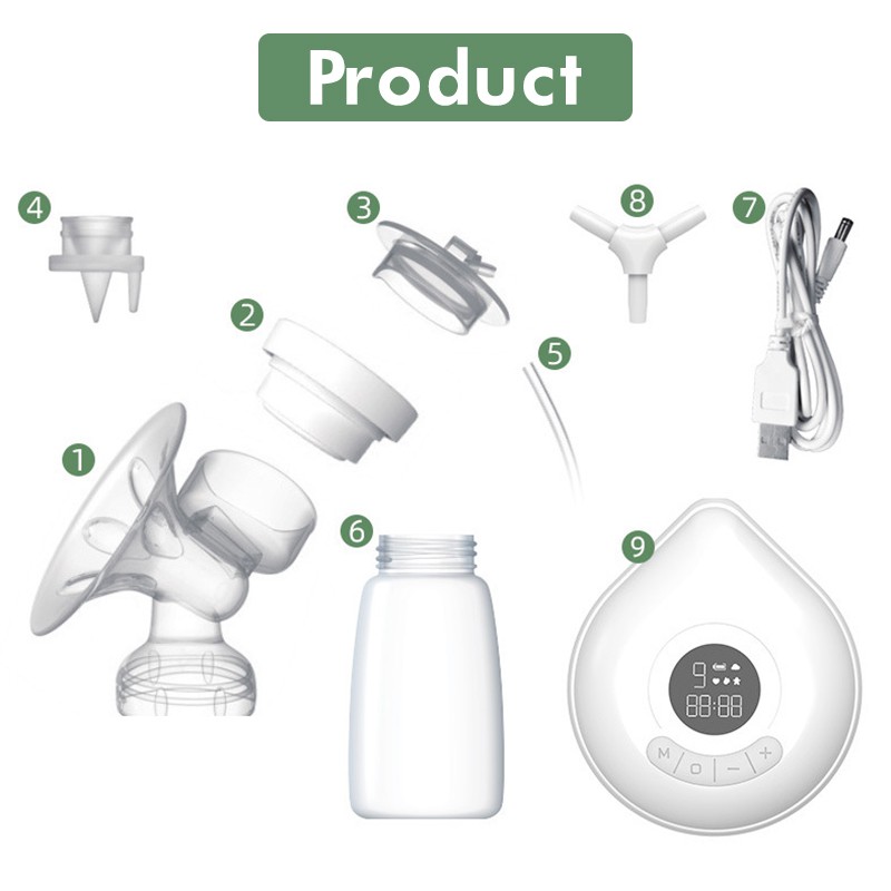 100%Original COD Real Bubee Breast Pump Pompa Asi Manual Breast Pump BPA Free Manual Pompa Payudara