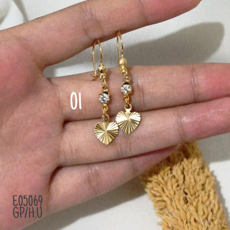 Anting Jurai fashion Cantik warna 24k E05069