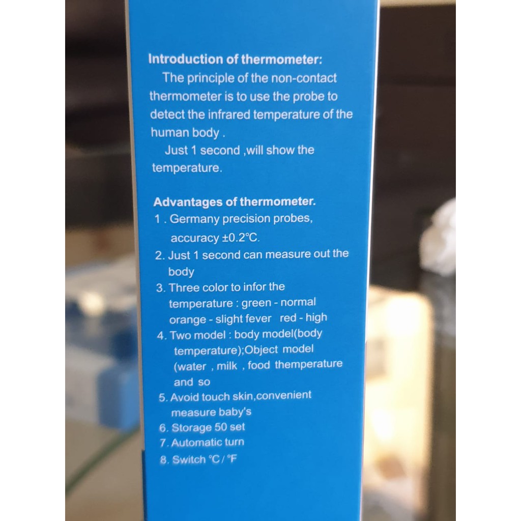 Thermometer High Precision Non-Contact Body HT8828 Handheld Infrared