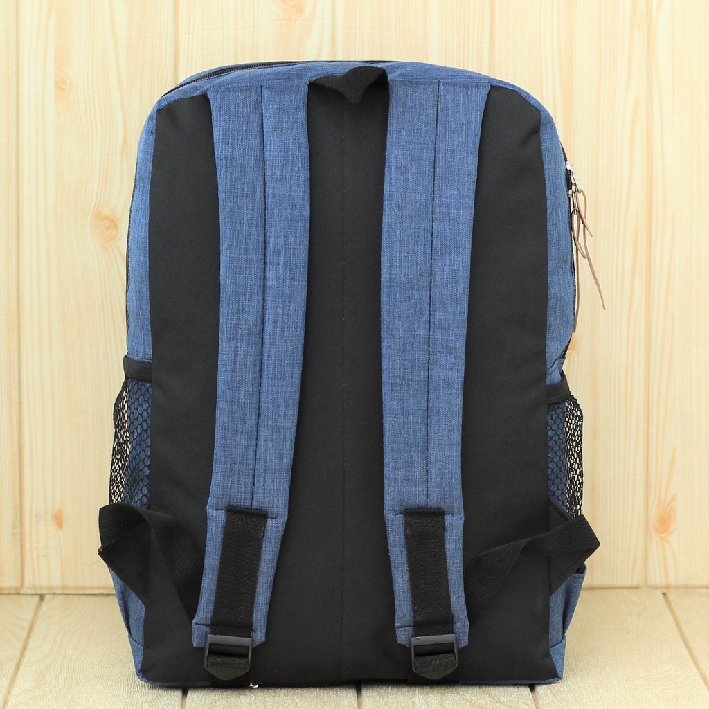 Tas Ransel Cewe Gendong Archie Tancepan Logo Tengah Biru Fashionable Backpack Multifungsi Terbaru