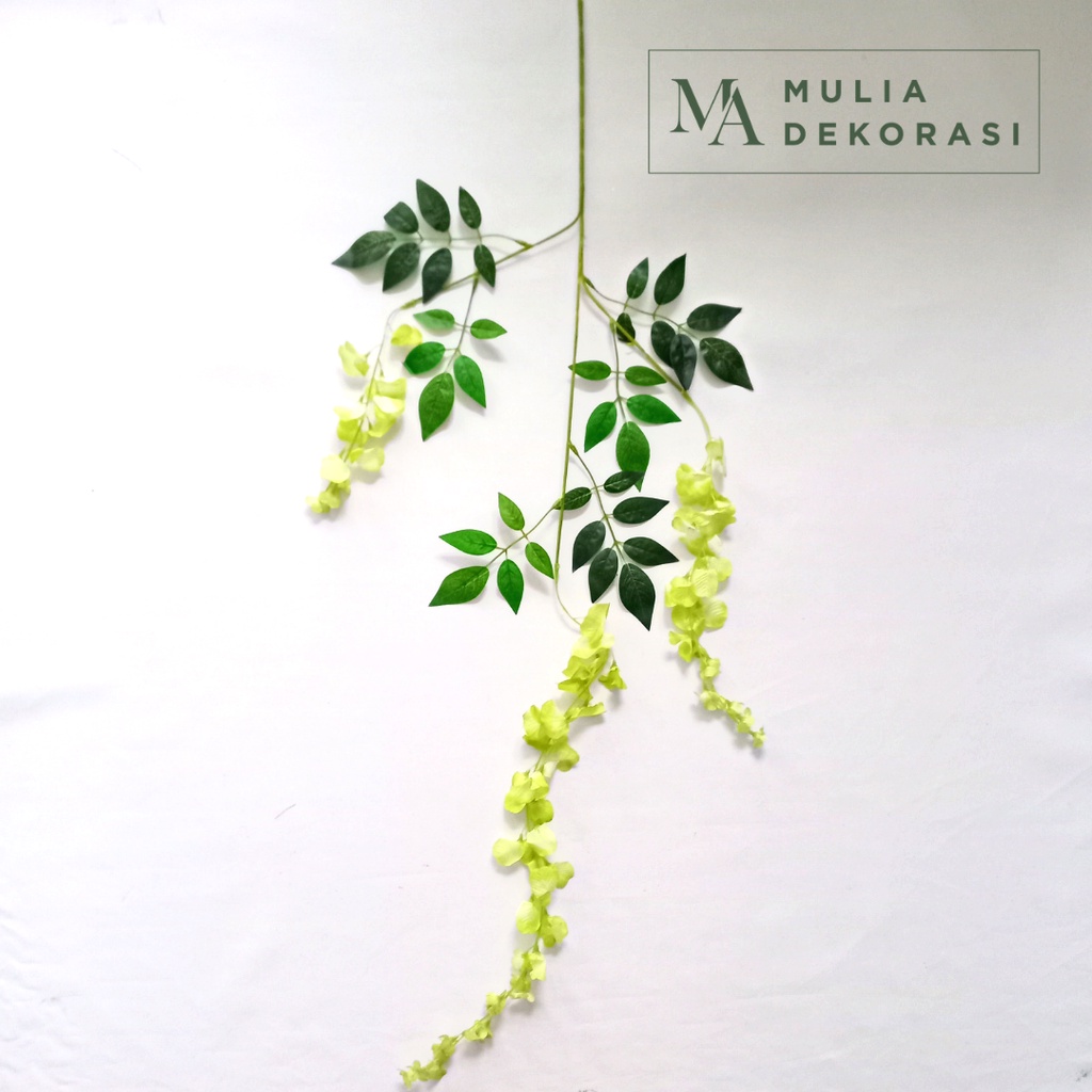 Dekorasi Tambahan Bunga Artificial Hias Plastik Dekorasi Model Wisteria