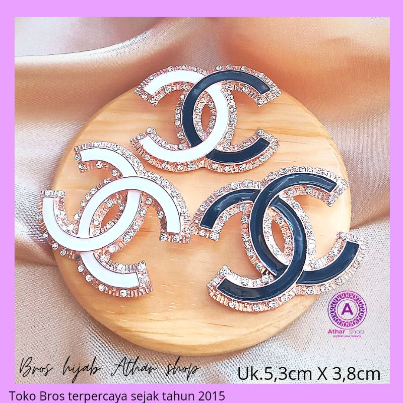 Bros jilbab pin peniti kerudung bross dada brooch premium eksklusif aksesoris fashion terlaris terbaru termurah by Bros hijab Athar shop