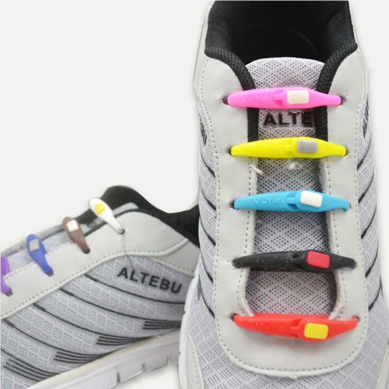HILACES BASIC Lazy Shoelace Tali Sepatu Silikon tali sepatu karet (8PCS/PACK)-2