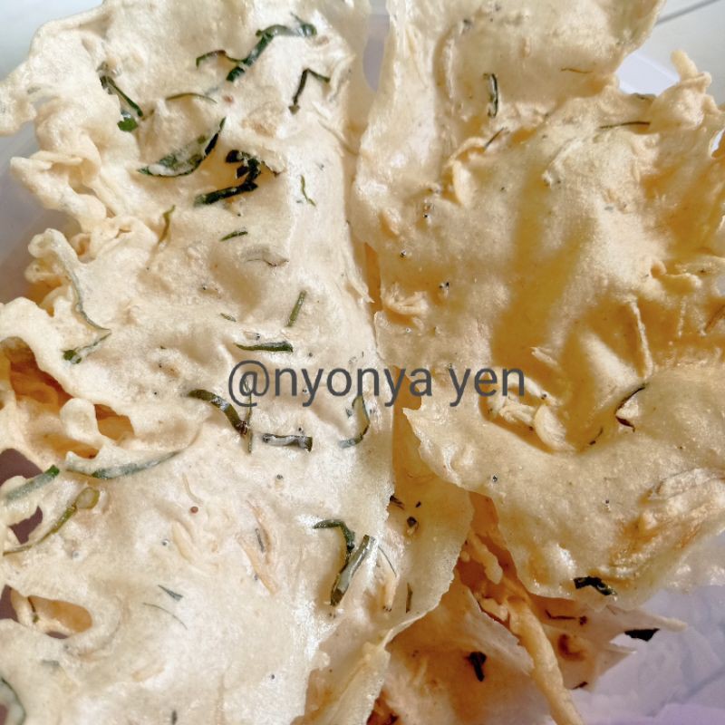 

peyek teri medan nyonya yen