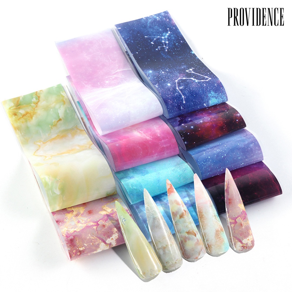 Providence DIY Star Night Sky Adhesive Nail Art Sticker Transfer Paper Decal Manicure Decor