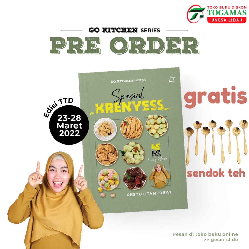 GO KITCHEN SERIES : SPESIAL KRENYES // SPECIAL SNACK // GO KITCHEN 2 KARYA RESTU UTAMI DEWI