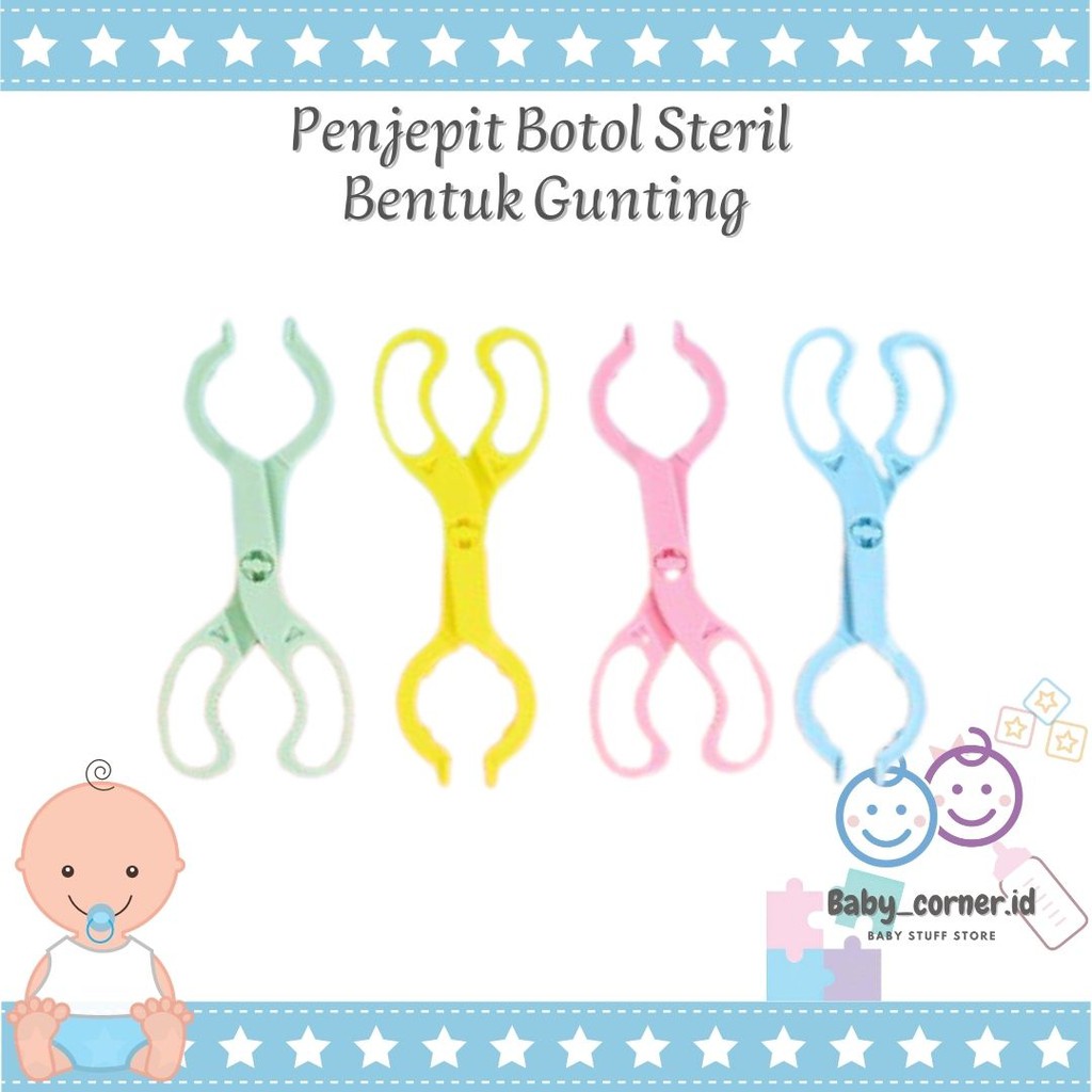 Penjepit Botol Susu Bayi Berbentuk Gunting | bentuk V | Murah Berkualitas